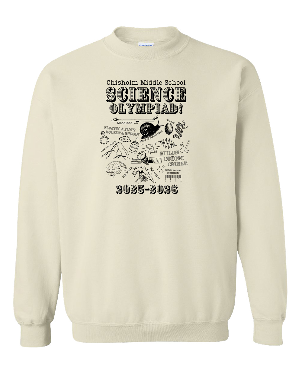 Chisholm Science Olympiad Crewneck Sweatshirt - Image 7