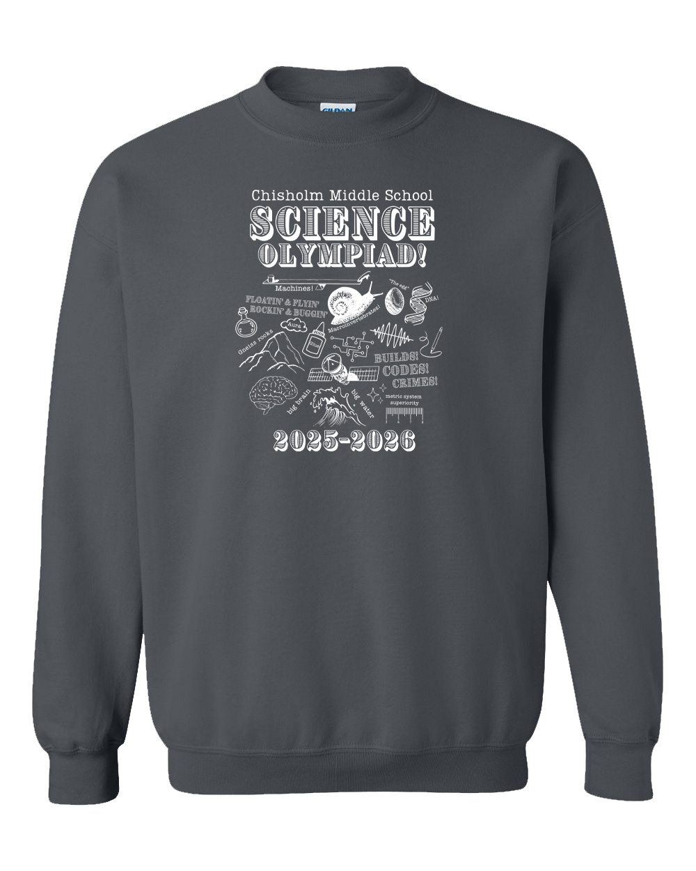 Chisholm Science Olympiad Crewneck Sweatshirt - Image 6