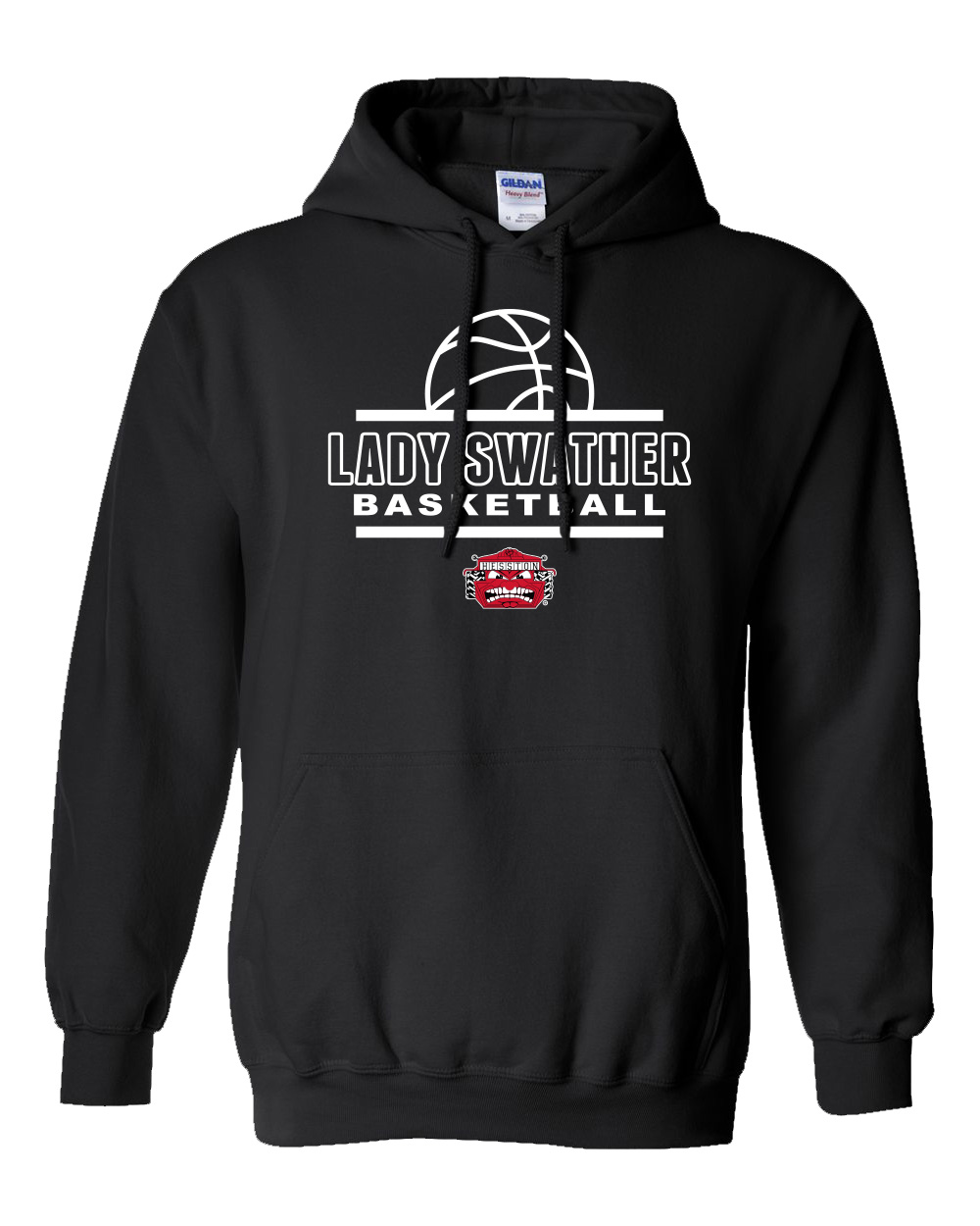 Hesston High School Girls' Basketball Hooded Sweatshirt