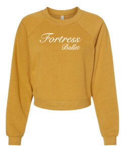 Fortress Ballet Crop Crewneck Sweatshirt