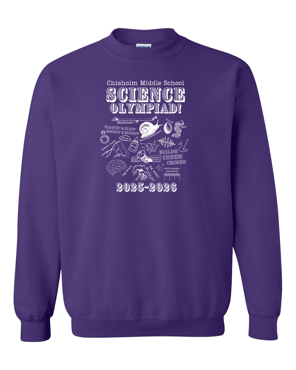 Chisholm Science Olympiad Crewneck Sweatshirt - Image 4