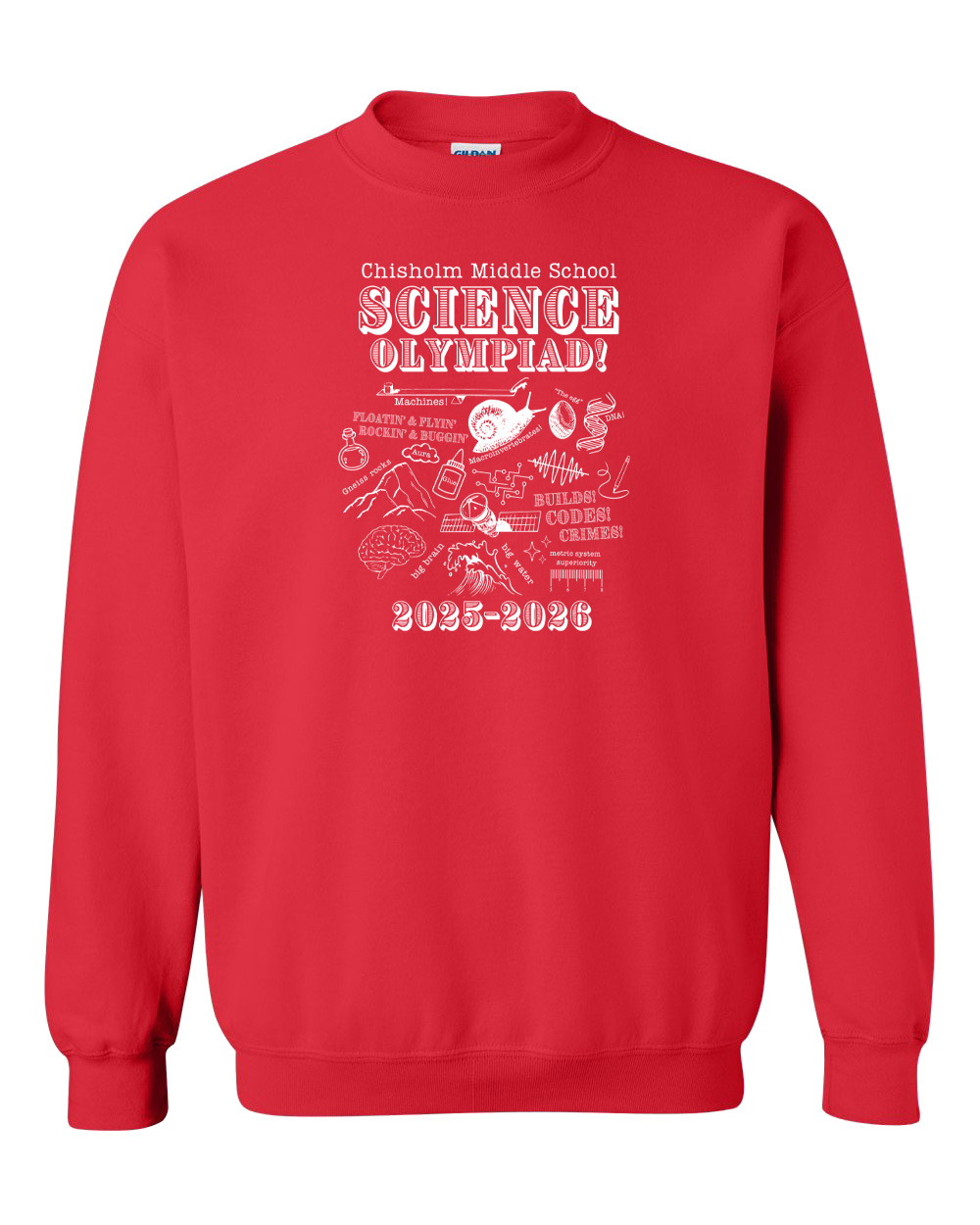 Chisholm Science Olympiad Crewneck Sweatshirt