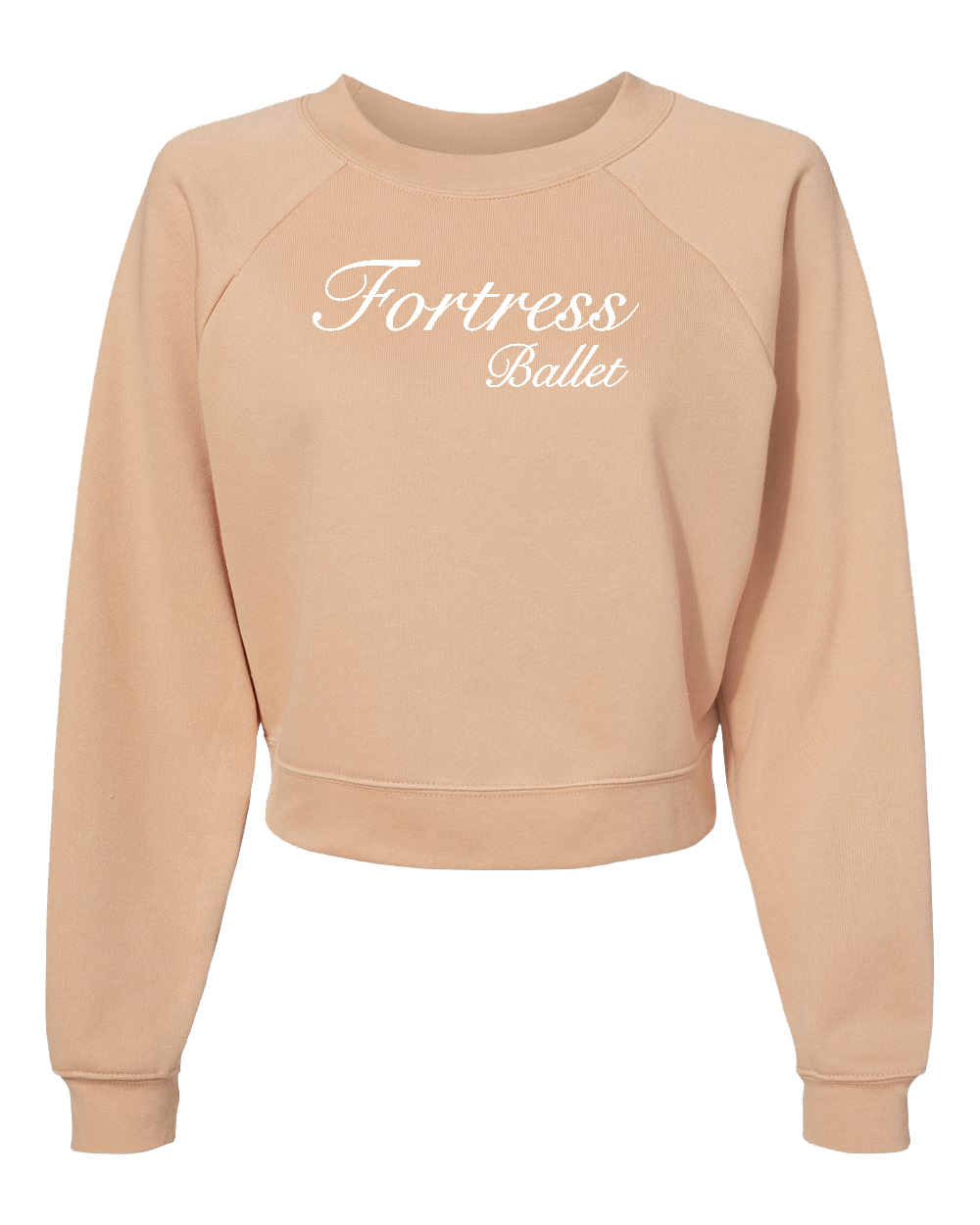 Fortress Ballet Crop Crewneck Sweatshirt - Image 3