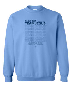 Grace Crossing "Team Jesus" Crewneck Sweatshirt
