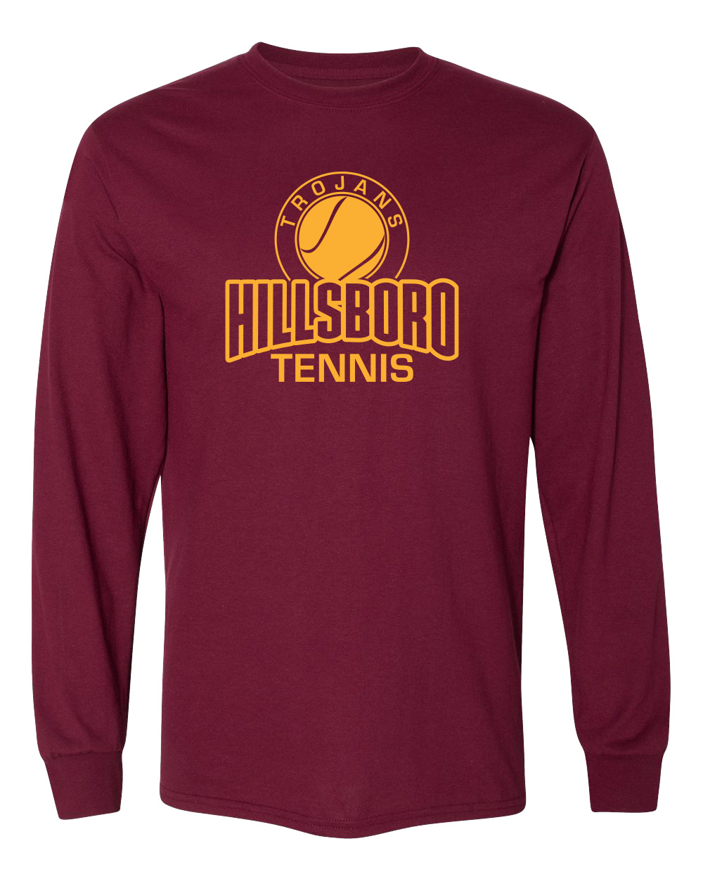 Hillsboro High School Tennis Long-Sleeve T-Shirt