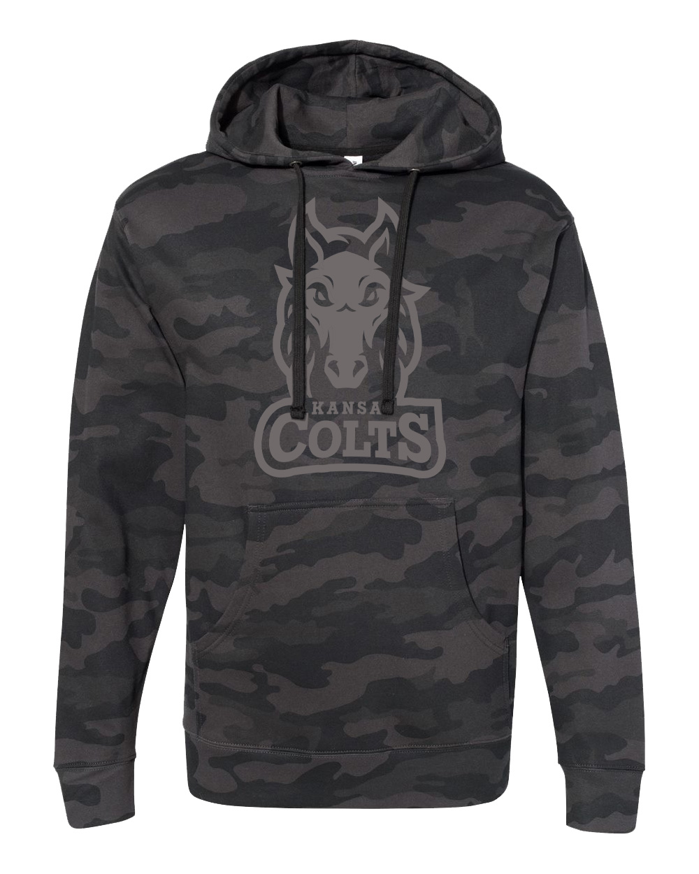 Kansas Colts Camo Hooded Sweatshirt - Image 2