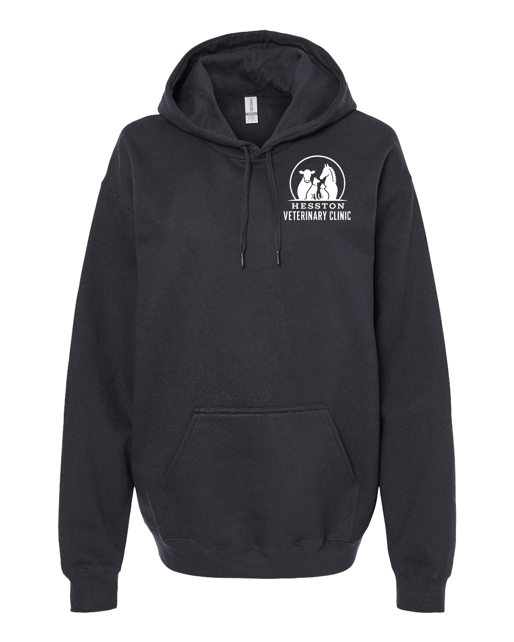 Hesston Veterinary Clinic Hooded Sweatshirt - Image 3