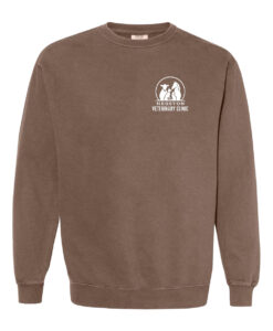 Hesston Veterinary Clinic Espresso Crewneck Sweatshirt