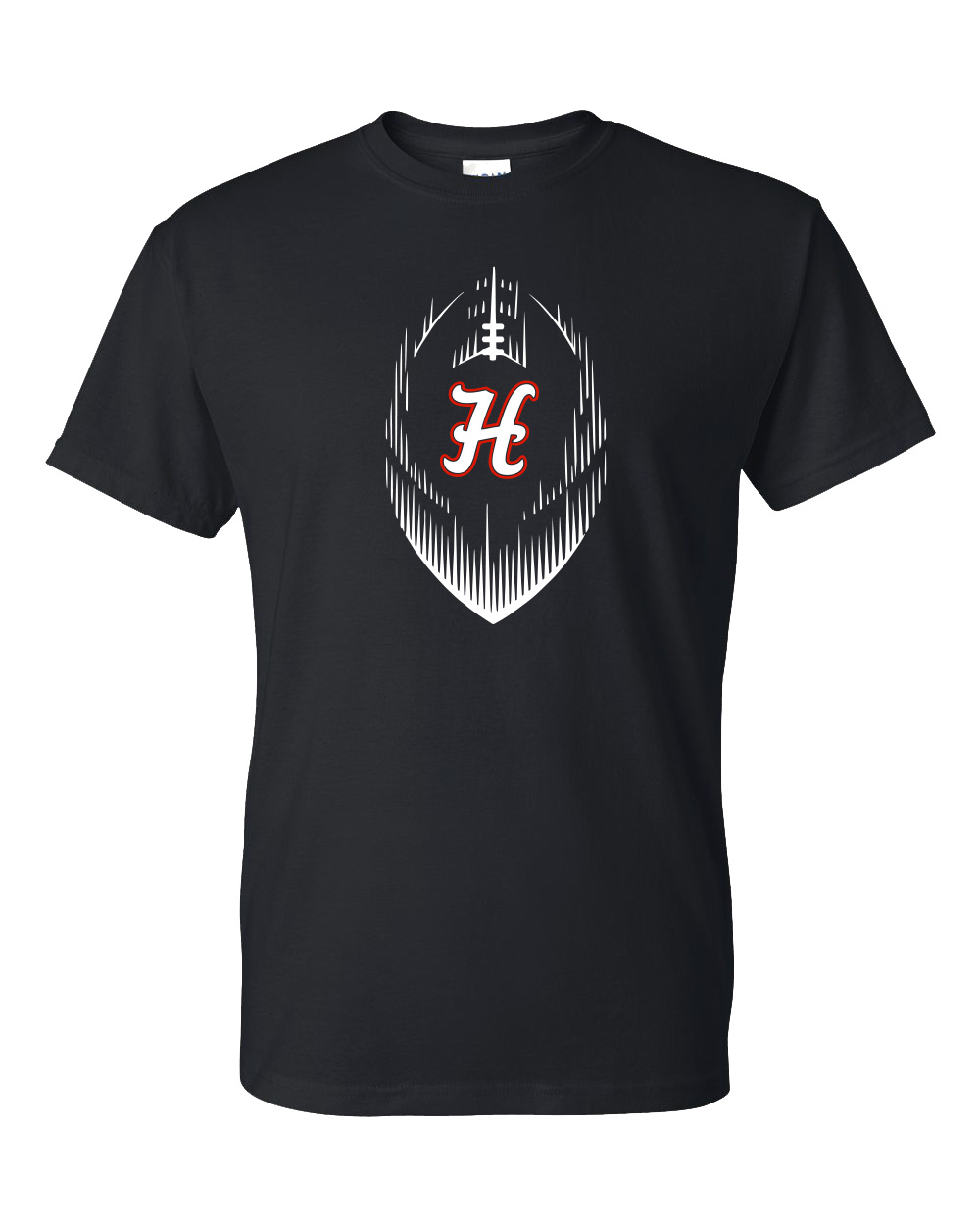 Hesston High School Football "H" Tee - Image 3
