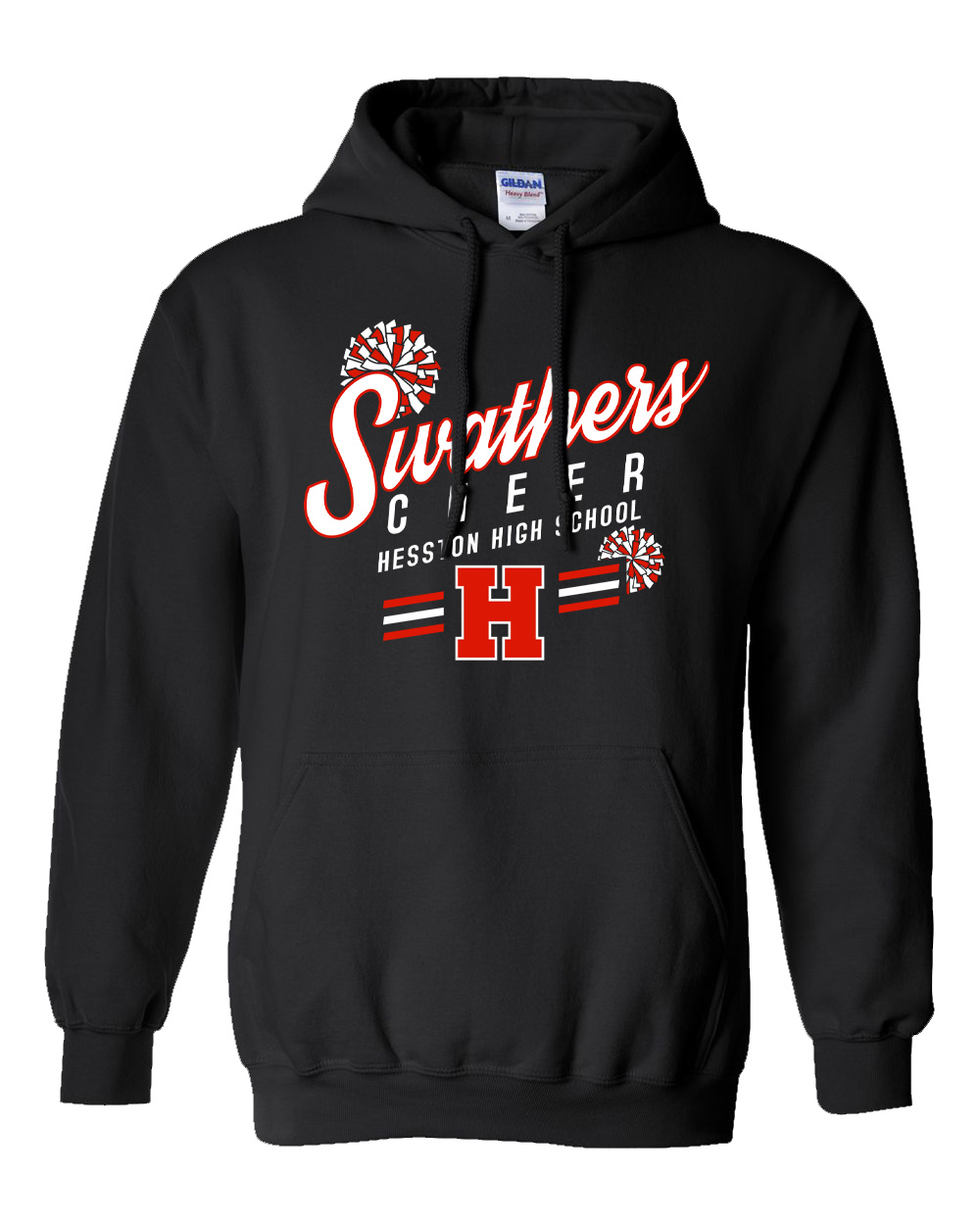 Hesston High School Cheer Hooded Sweatshirt