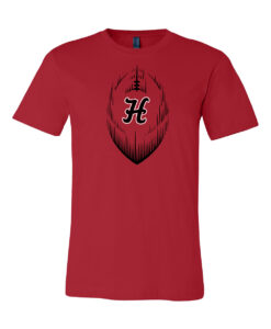 Hesston High School Football "H" Canvas Tee - Image 3