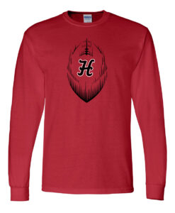 Hesston High School Football "H" Long-Sleeve Tee
