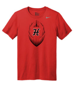 Hesston High School Football "H" Nike Tee - Image 3