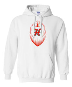 Hesston High School Football "H" Hooded Sweatshirt