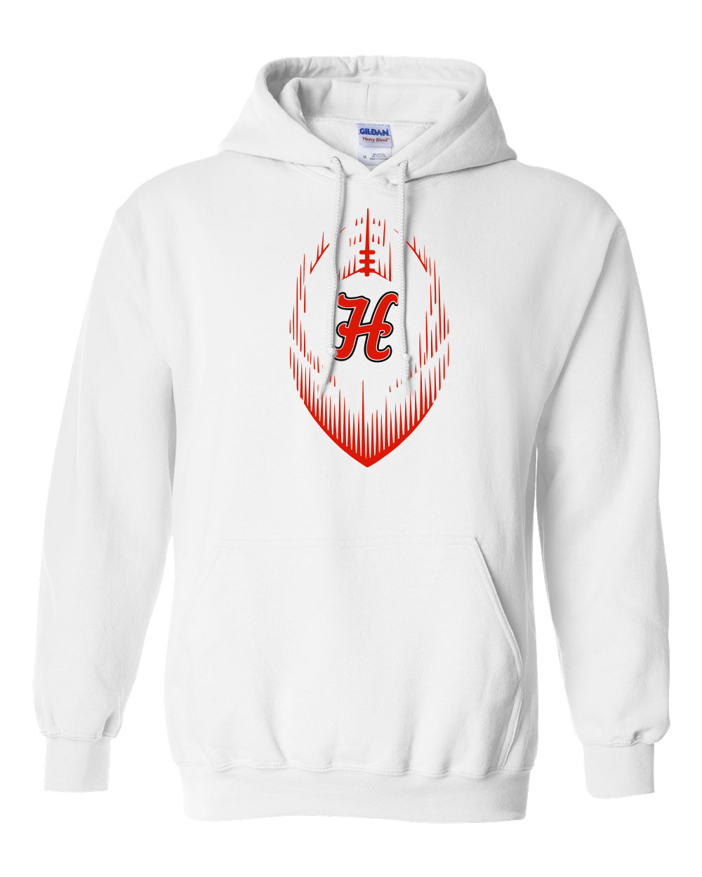 Hesston High School Football "H" Hooded Sweatshirt