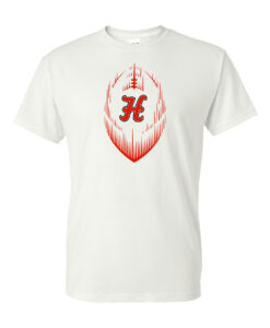 Alternative view of Hesston High School Football "H" Tee