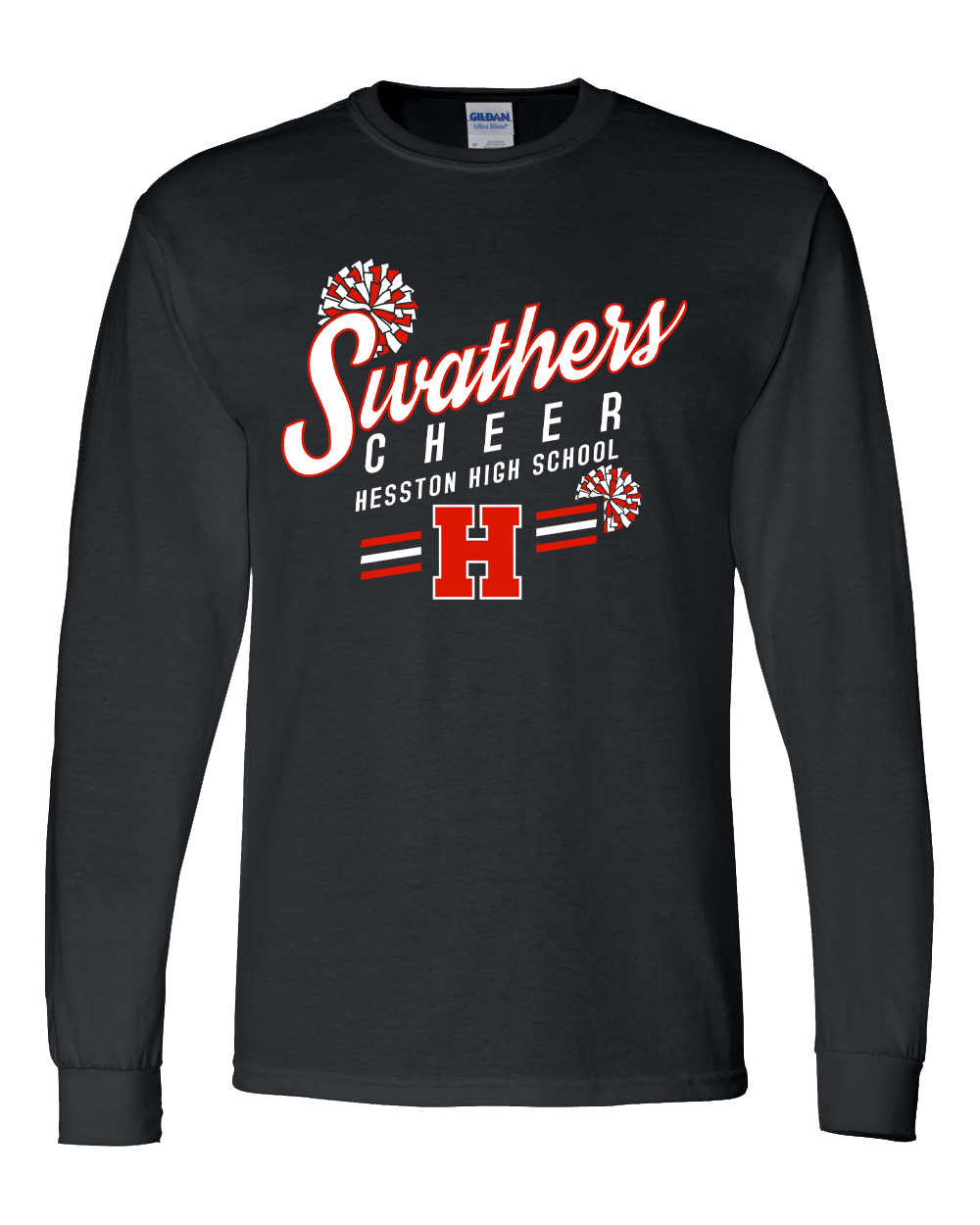 Hesston High School Cheer Long-Sleeve T-Shirt