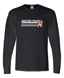 Hesston High School Football "Stripes" Long-Sleeve Tee
