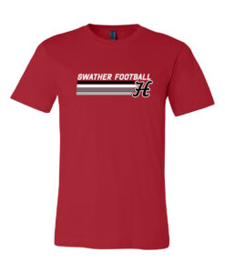 Alternative view of Hesston High School Football "Stripes" Canvas Tee