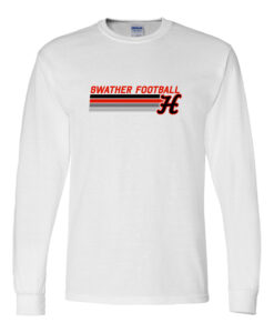Alternative view of Hesston High School Football "Stripes" Long-Sleeve Tee