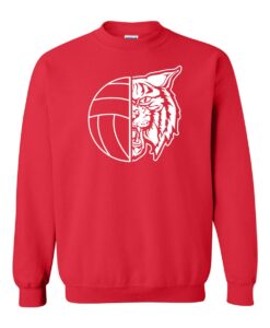 Alternative view of Moundridge Middle School Volleyball Crewneck Sweatshirt