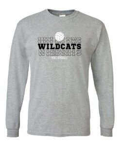 Alternative view of Moundridge Wildcats Volleyball Long-Sleeve T-Shirt