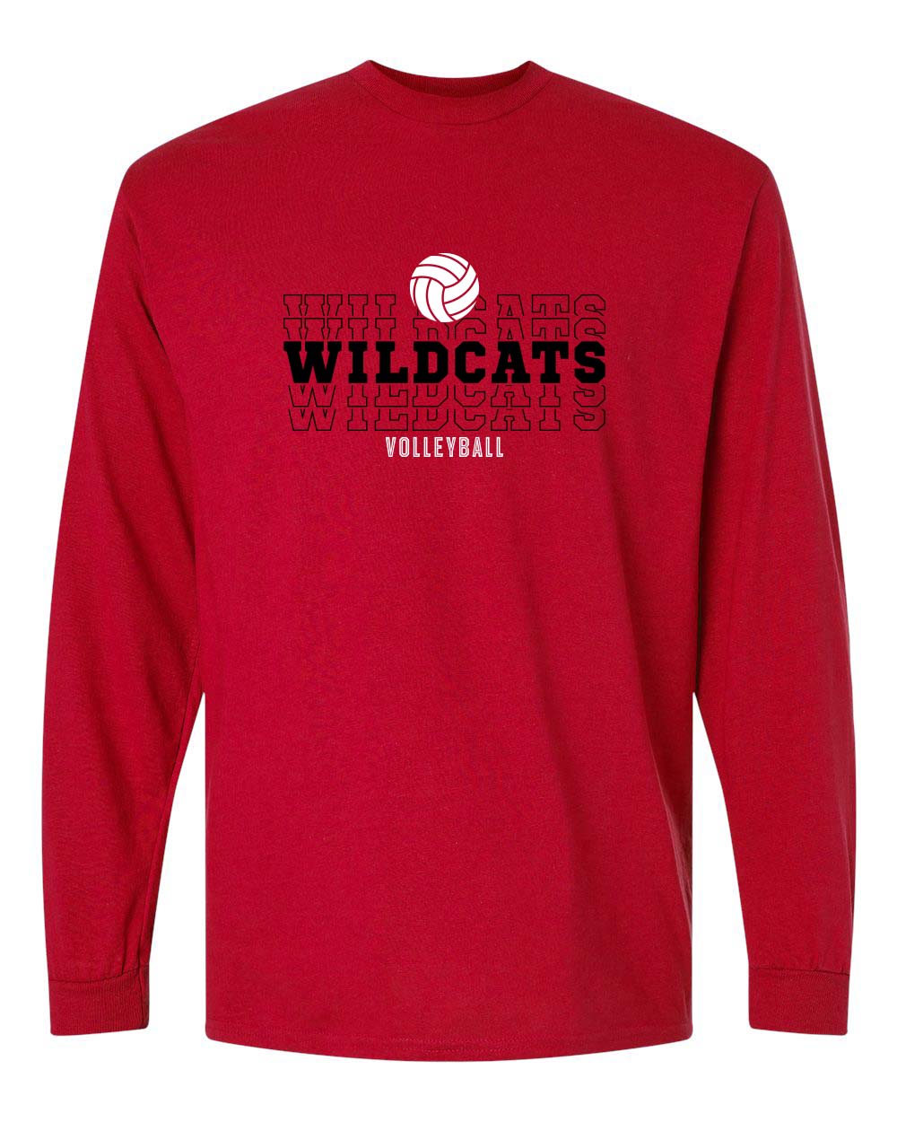 Moundridge Wildcats Volleyball Long-Sleeve T-Shirt