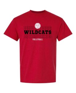 Alternative view of Moundridge Wildcats Volleyball T-Shirt