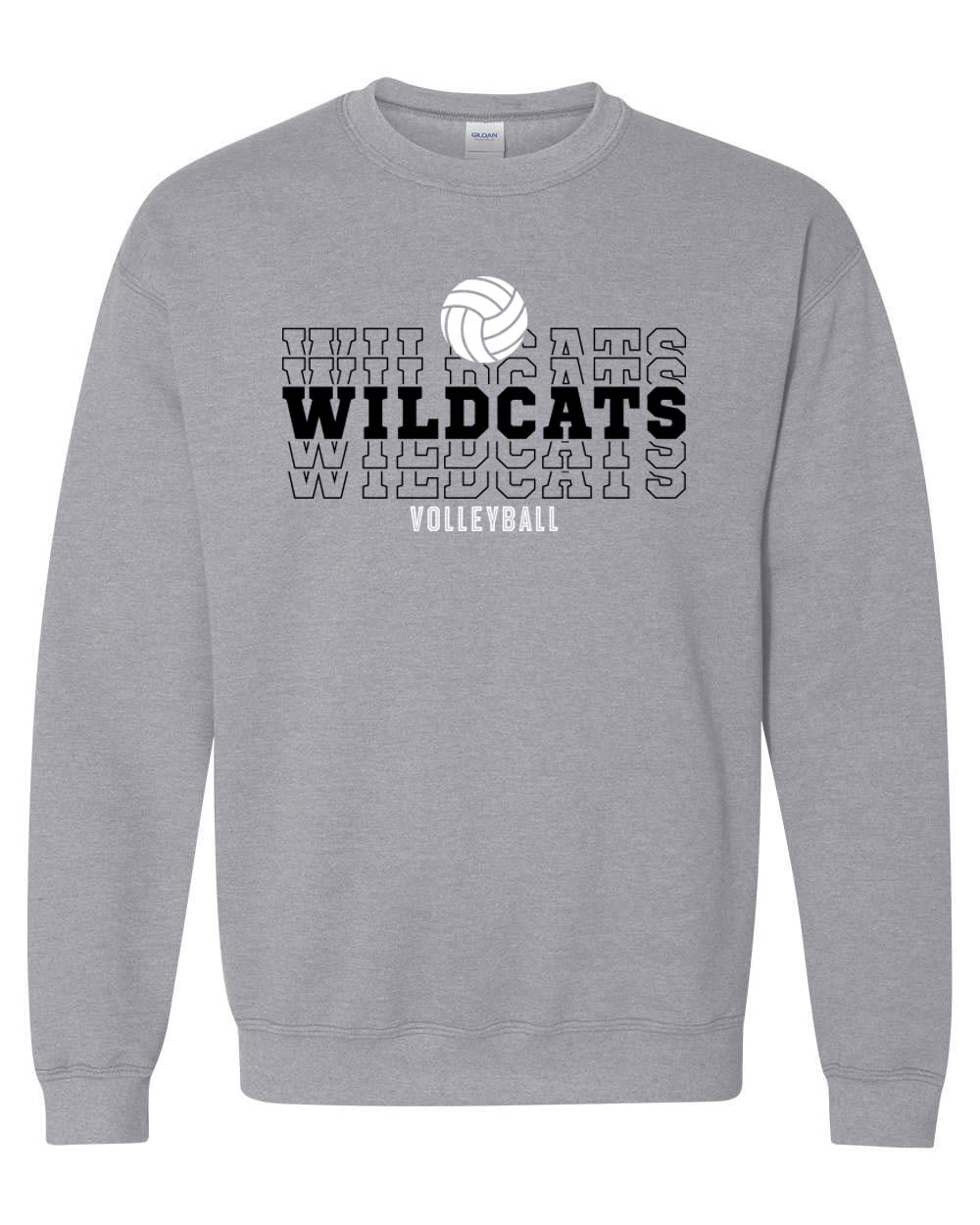 Moundridge Wildcats Volleyball Crewneck Sweatshirts