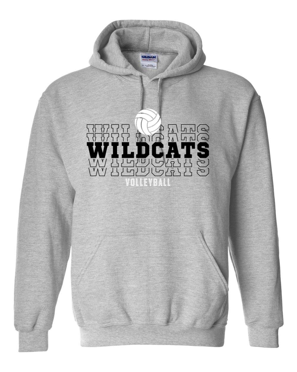 Moundridge Wildcats Volleyball Hooded Sweatshirt
