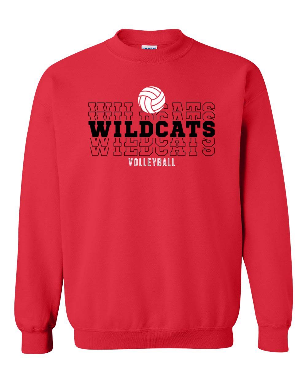 Moundridge Wildcats Volleyball Crewneck Sweatshirts - Image 2