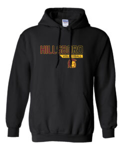 Hillsboro High School Volleyball Camp Hooded Sweatshirt - Image 4
