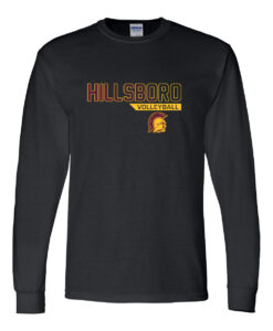 Hillsboro High School Volleyball Camp Long-Sleeve T-Shirt - Image 4