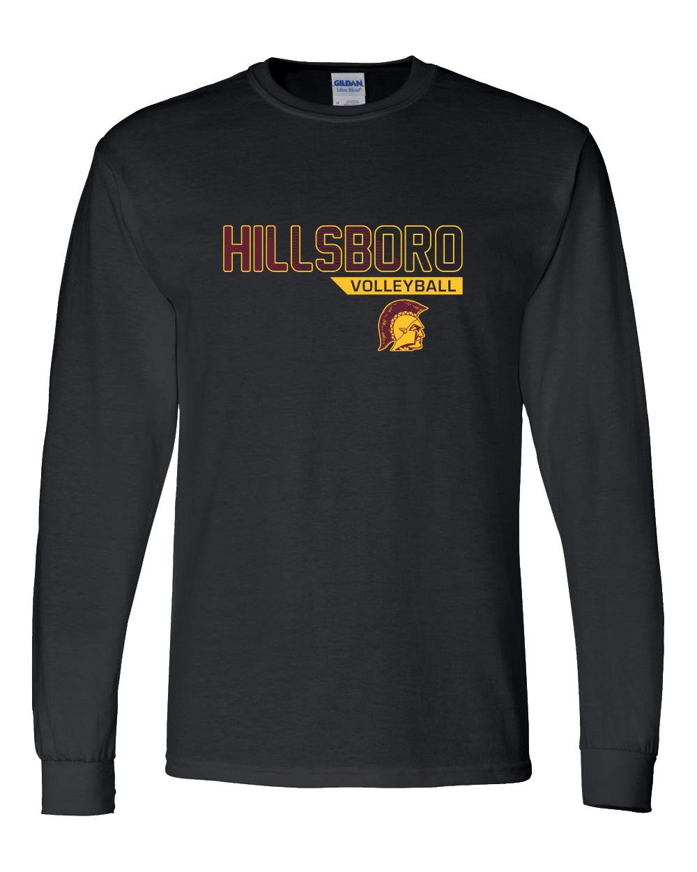 Hillsboro High School Volleyball Camp Long-Sleeve T-Shirt - Image 4