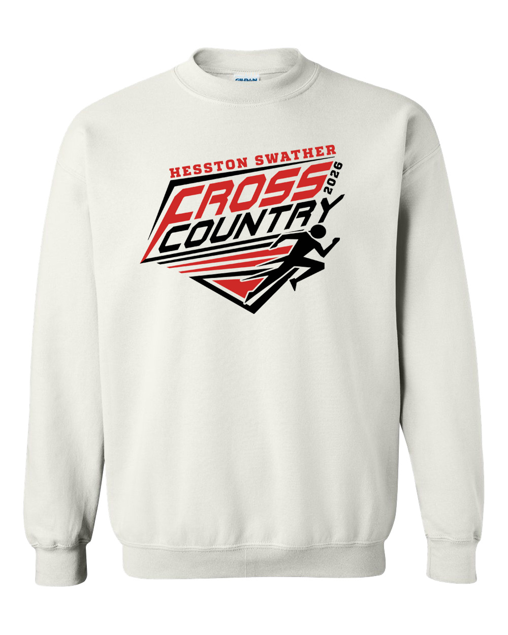 Hesston High School Cross Country Crewneck Sweatshirt