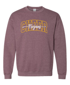 Hillsboro High School "Cheer" Heathered Crewneck Sweatshirt