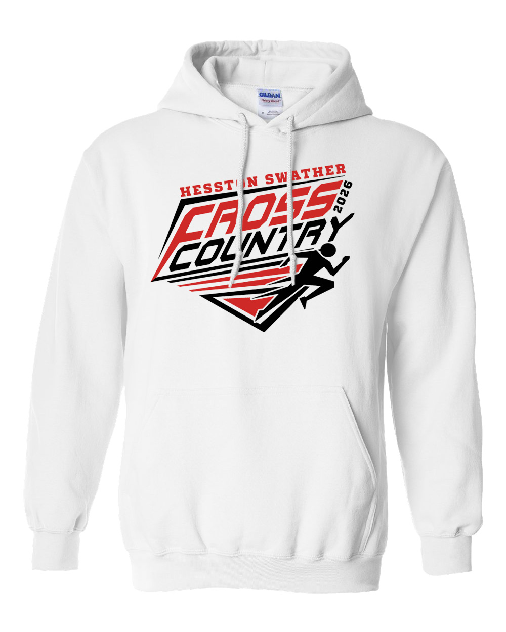 Hesston High School Cross Country Hooded Sweatshirt
