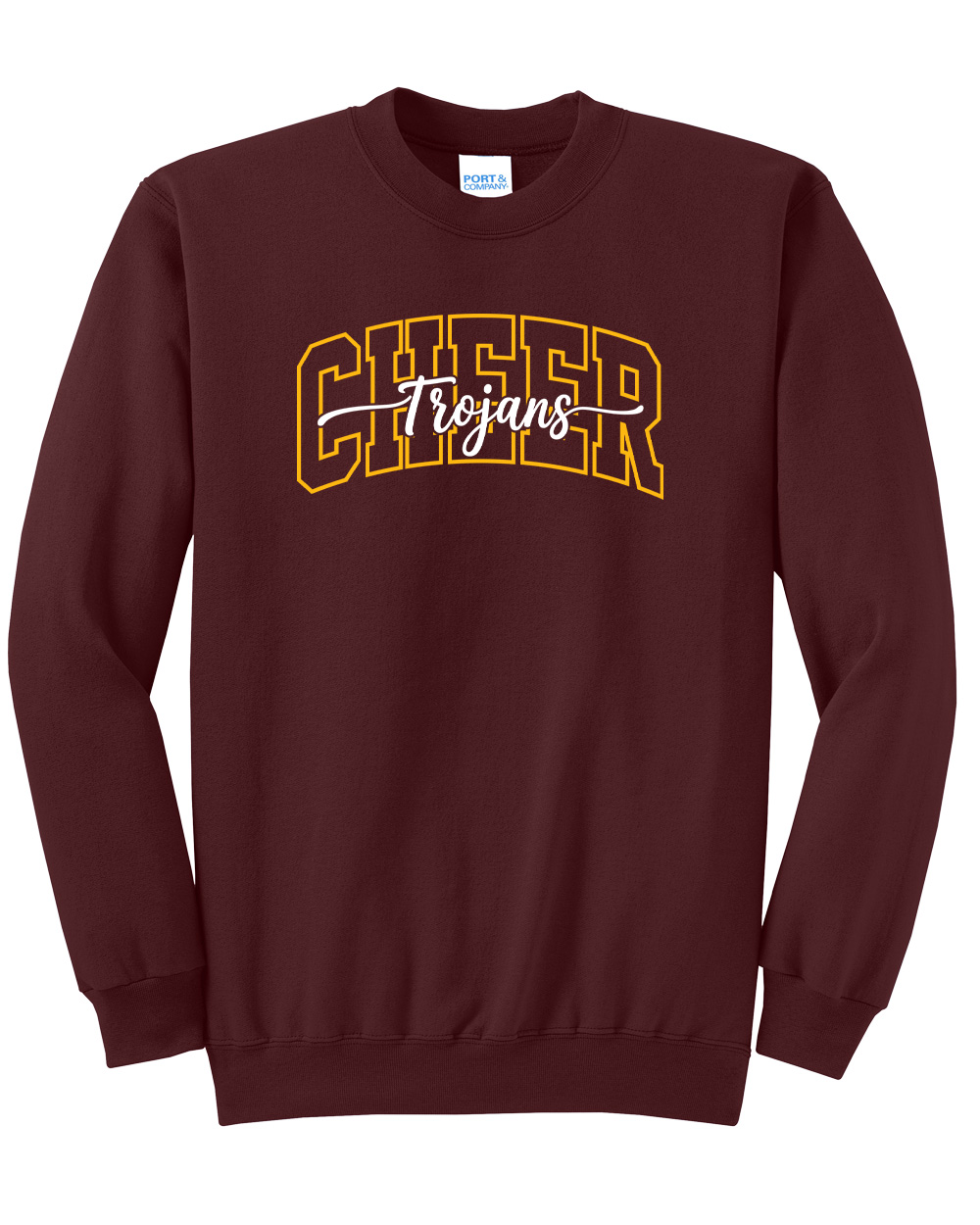 Hillsboro High School "Cheer" Crewneck Sweatshirt