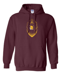 Alternative view of Hillsboro Middle School Football Hooded Sweatshirt