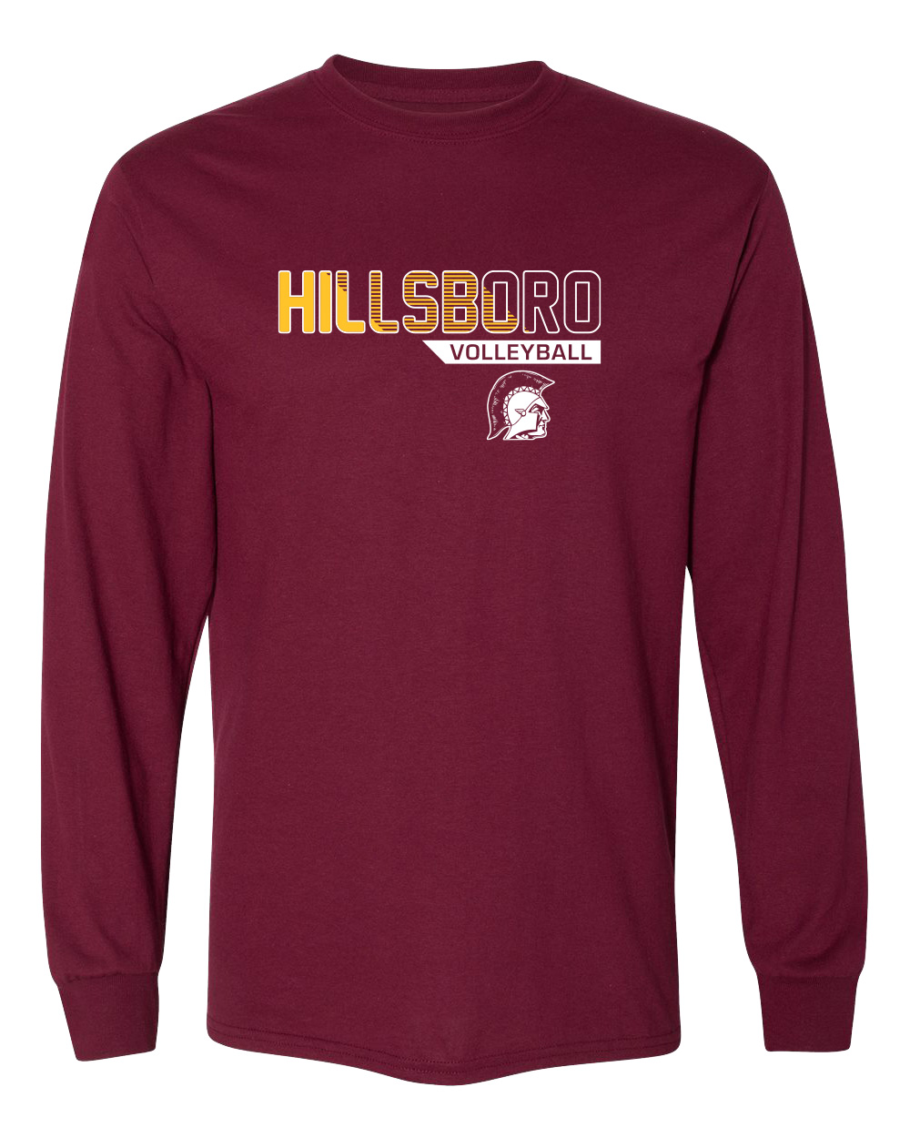 Hillsboro High School Volleyball Camp Long-Sleeve T-Shirt