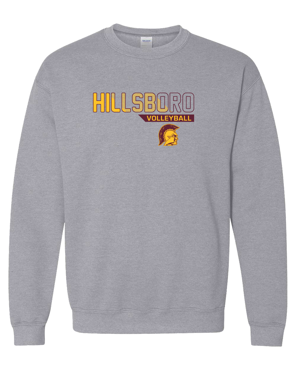 Hillsboro High School Volleyball Camp Crewneck Sweatshirt - Image 3