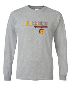 Hillsboro High School Volleyball Camp Long-Sleeve T-Shirt - Image 3