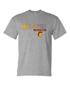 Alternative view of Hillsboro High School Volleyball Camp T-Shirt