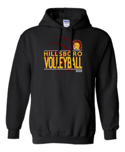Hillsboro High School Volleyball Team Hooded Sweatshirt