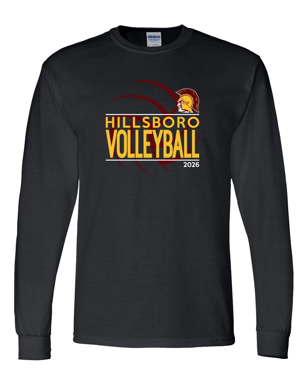 Hillsboro High School Volleyball Team Long-Sleeve T-Shirt