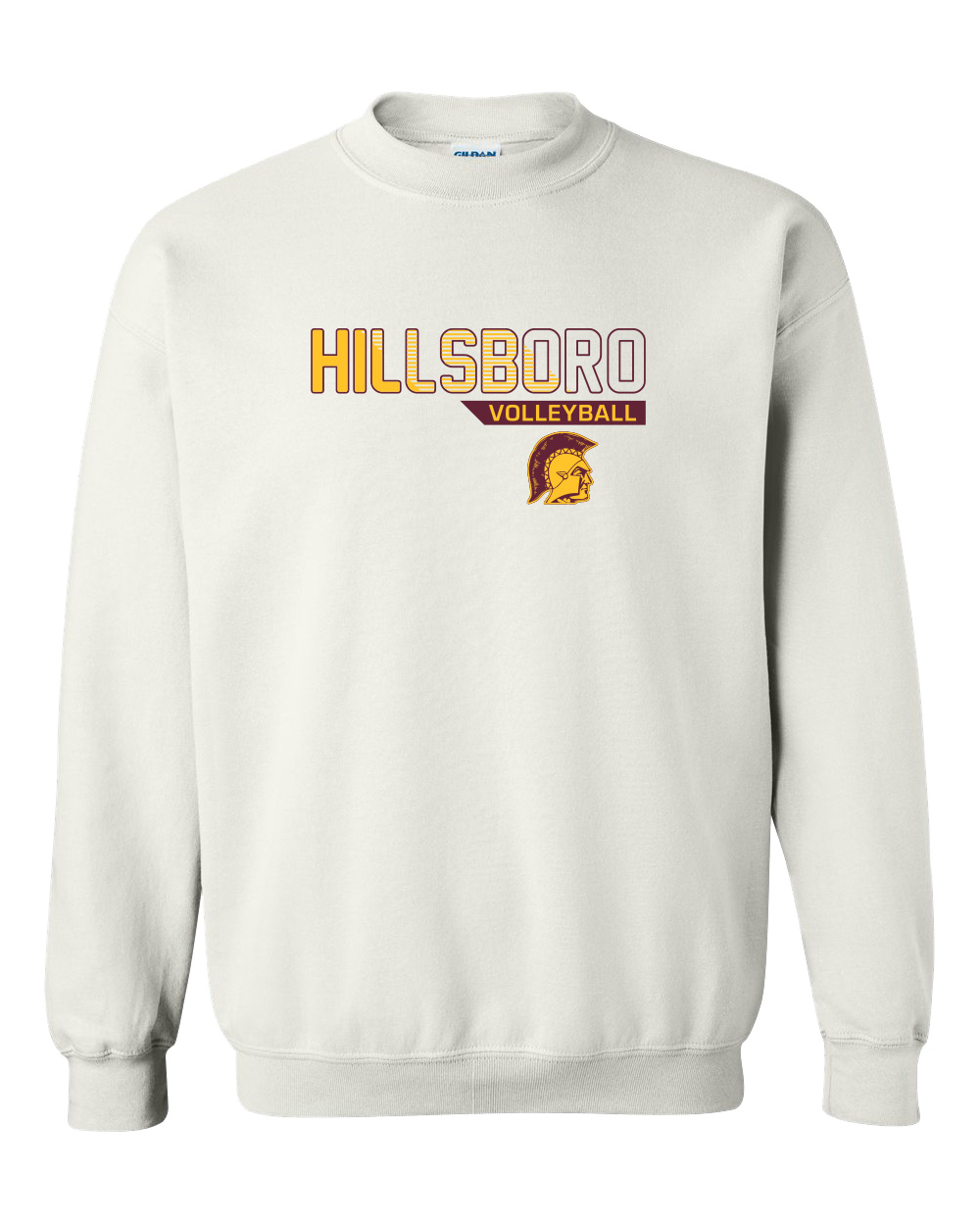 Hillsboro High School Volleyball Camp Crewneck Sweatshirt - Image 4
