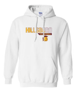Alternative view of Hillsboro High School Volleyball Camp Hooded Sweatshirt