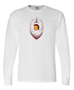 Alternative view of Hillsboro Middle School Football Long-Sleeve T-Shirt