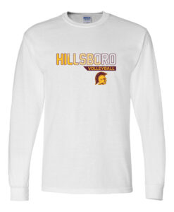 Alternative view of Hillsboro High School Volleyball Camp Long-Sleeve T-Shirt