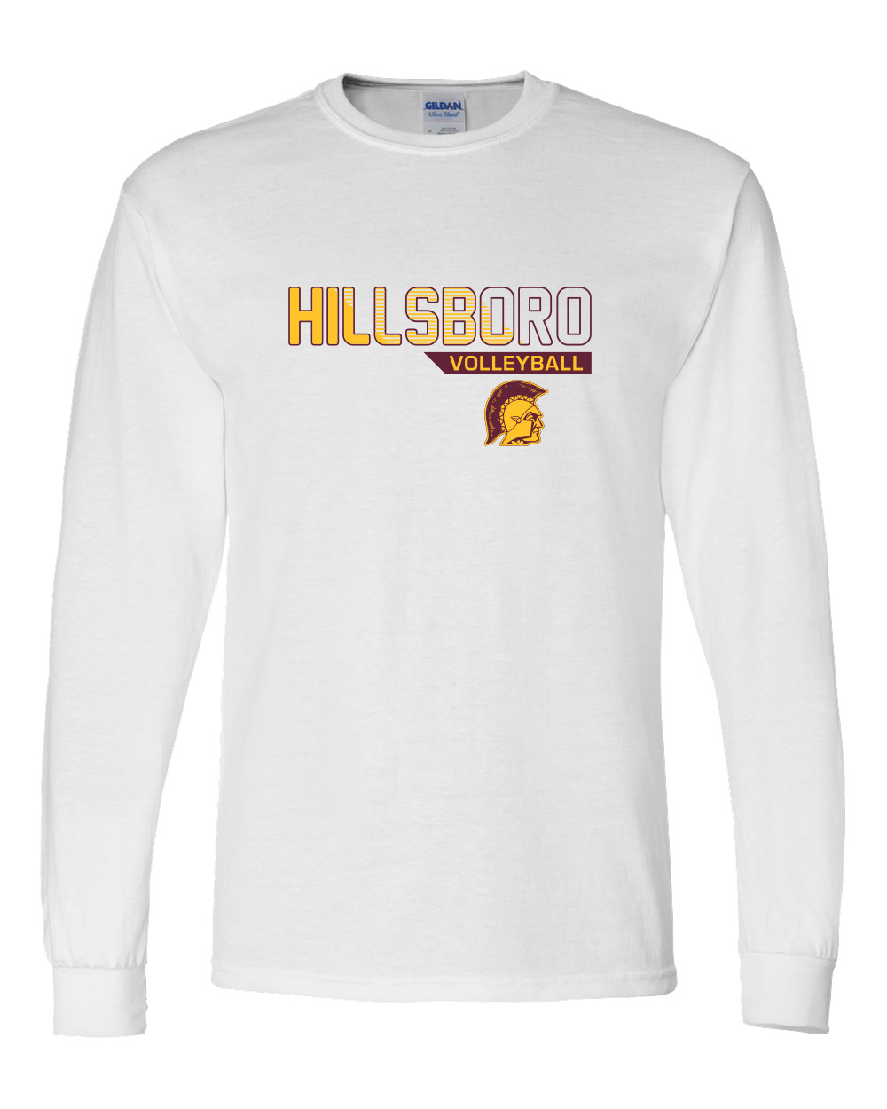 Hillsboro High School Volleyball Camp Long-Sleeve T-Shirt - Image 2
